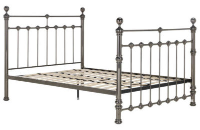 Schreiber Canford Black Nickel Super Kingsize Bed Schreiber Canford Black Nickel Super Kingsize Bed